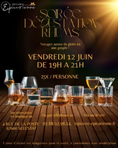 Soirée dégustation Rhums